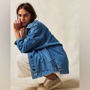 NWT We the Free Madison City denim jacket